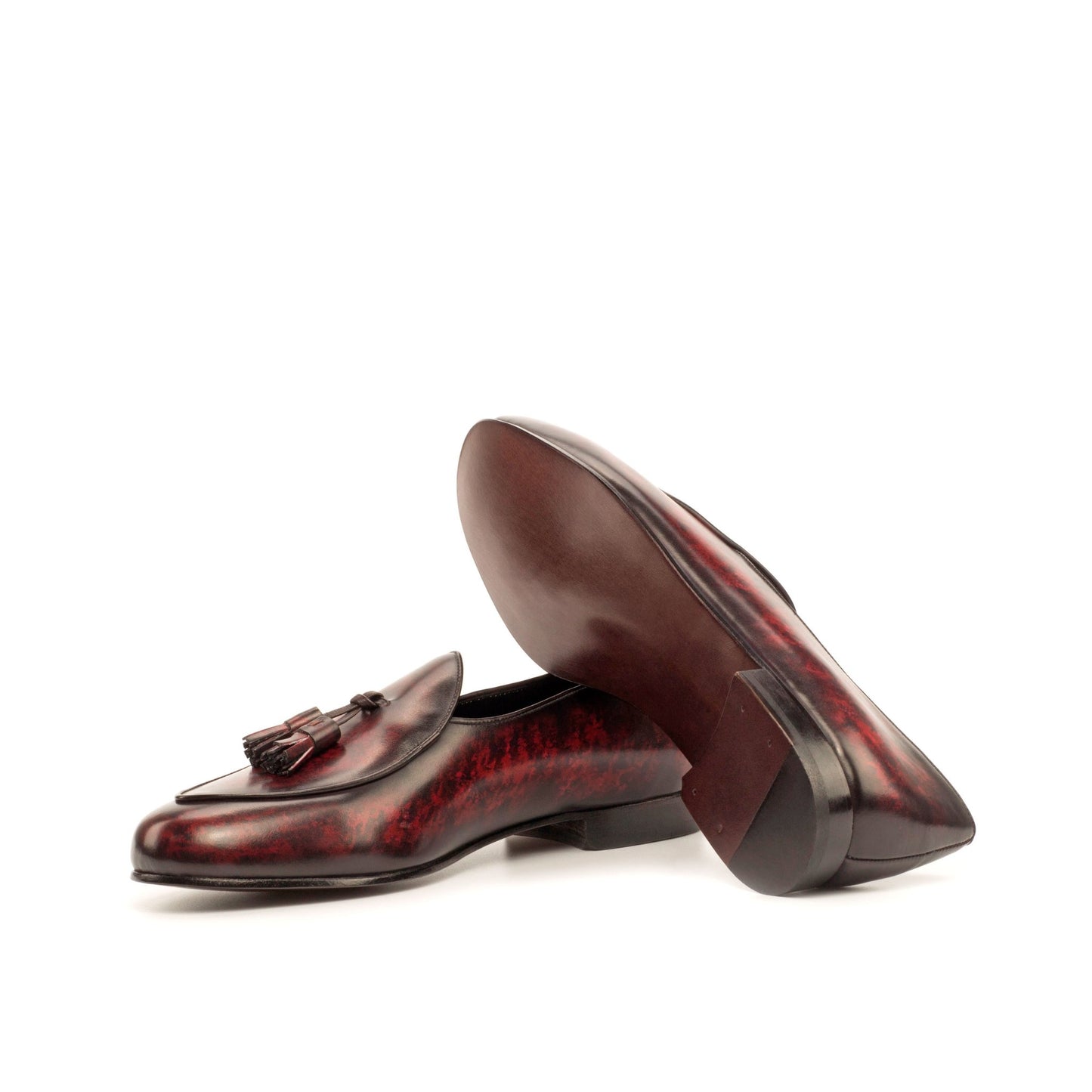 Belgian Slipper in Burgundy Patina - Zatorres | Free Shipping on orders over $200