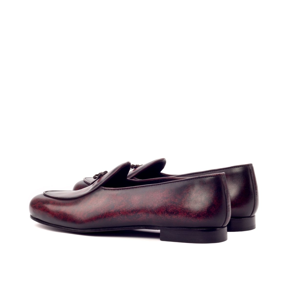 Belgian Slipper in Burgundy Patina - Zatorres | Free Shipping on orders over $200