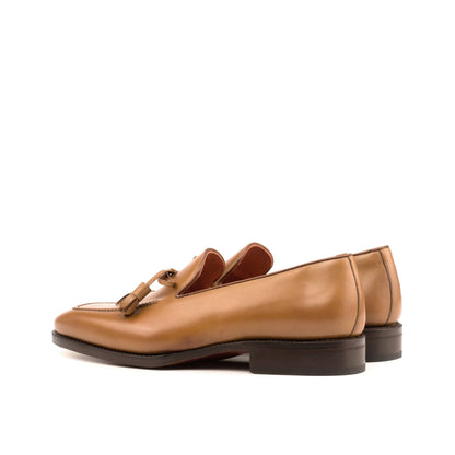 Bow Loafer in Cognac Box Calf - Zatorres | Free Shipping on orders over $200