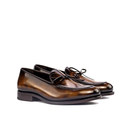 Bow Loafer in Tobacco Patina - Zatorres | Free Shipping on orders over $200