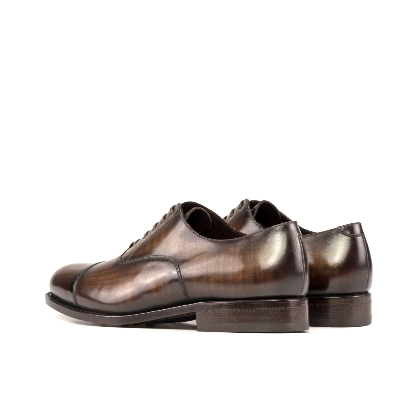 Cap Toe Oxford in Brown Patina - Zatorres | Free Shipping on orders over $200