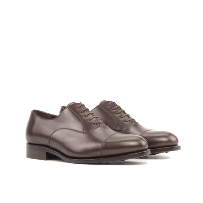 Cap Toe Oxford in Dark Brown Box Calf - Zatorres | Free Shipping on orders over $200