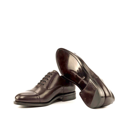 Cap Toe Oxford in Dark Brown Calf - Zatorres | Free Shipping on orders over $200