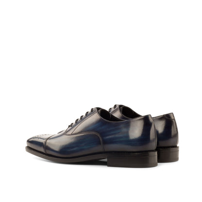 Cap Toe Oxford in Denim Patina - Zatorres | Free Shipping on orders over $200