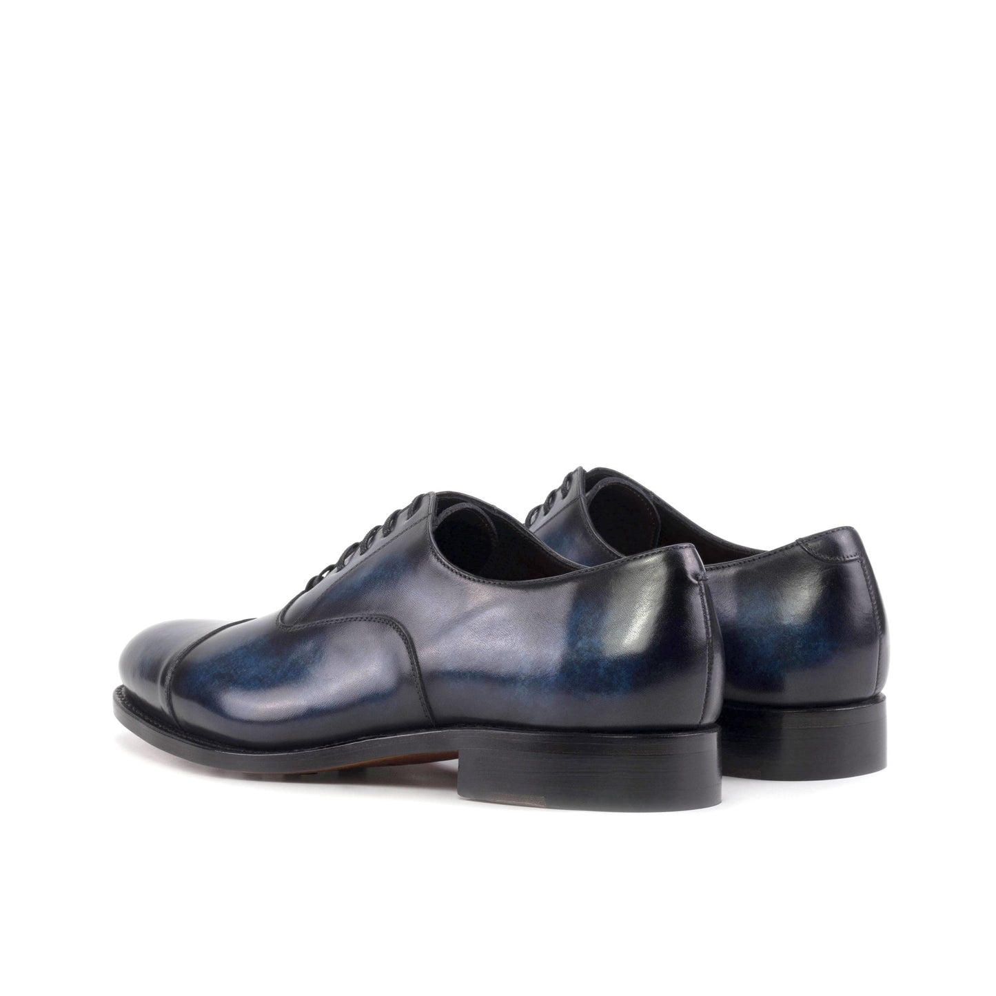 Cap Toe Oxford in Denim Patina - Zatorres | Free Shipping on orders over $200