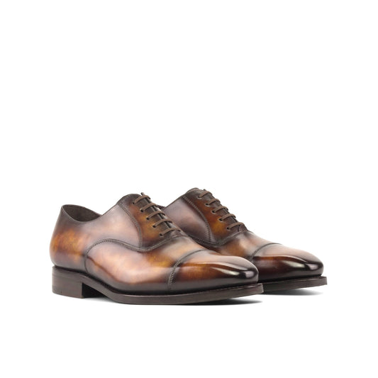 Cap Toe Oxford in Fire Patina - Zatorres | Free Shipping on orders over $200