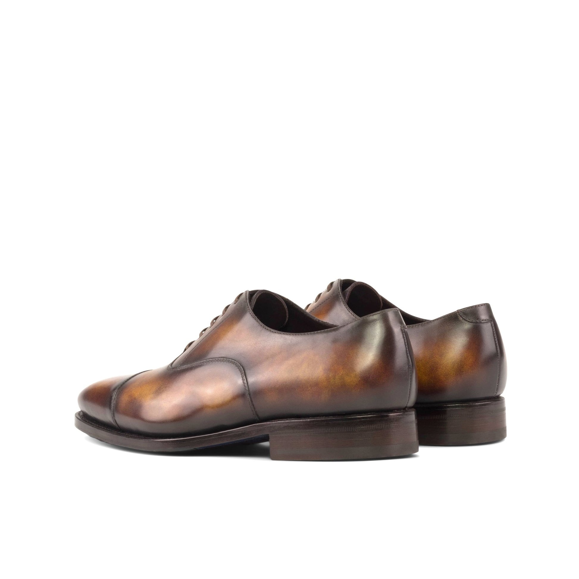 Cap Toe Oxford in Fire Patina - Zatorres | Free Shipping on orders over $200