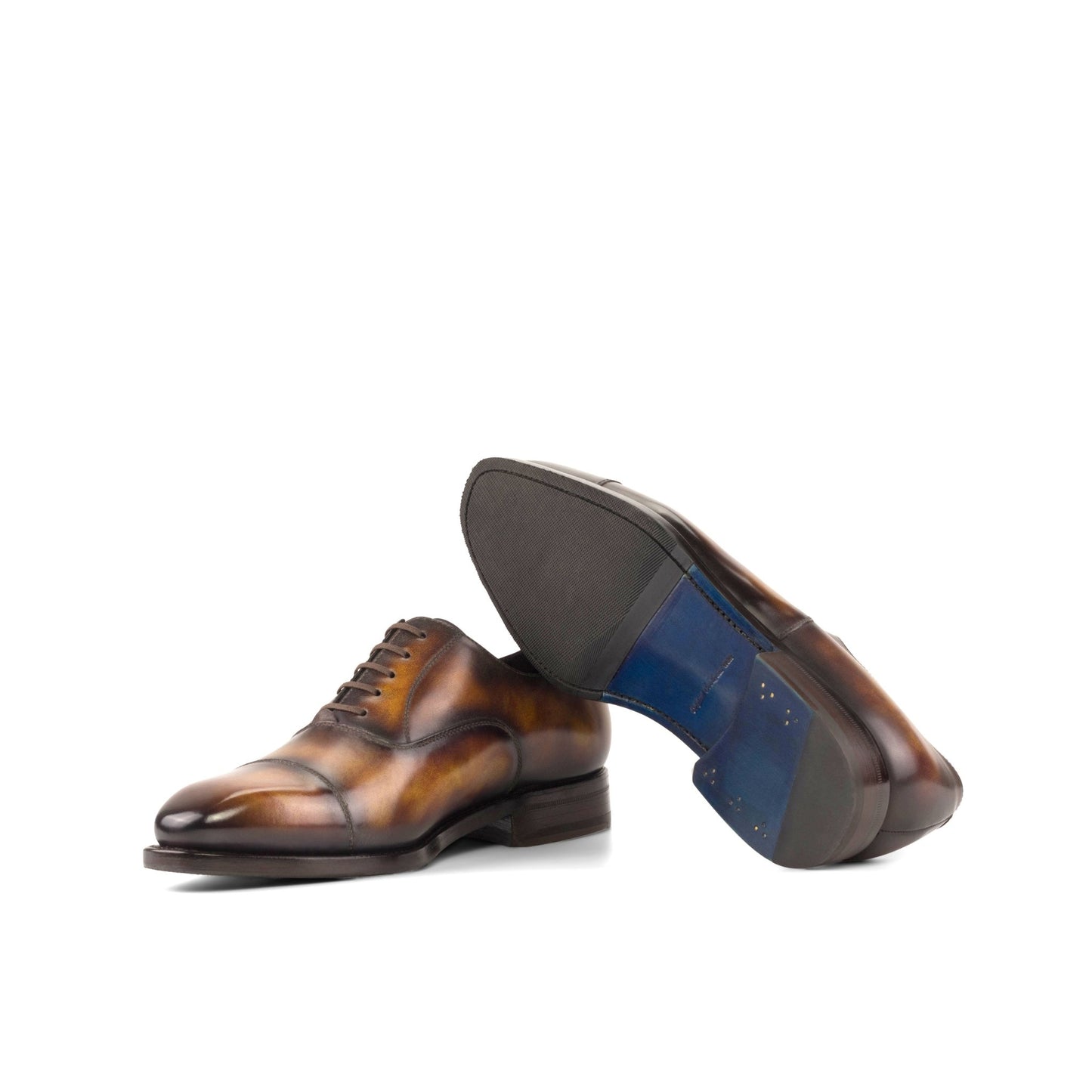 Cap Toe Oxford in Fire Patina - Zatorres | Free Shipping on orders over $200