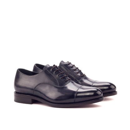 Cap Toe Oxford in Grey Patina - Zatorres | Free Shipping on orders over $200