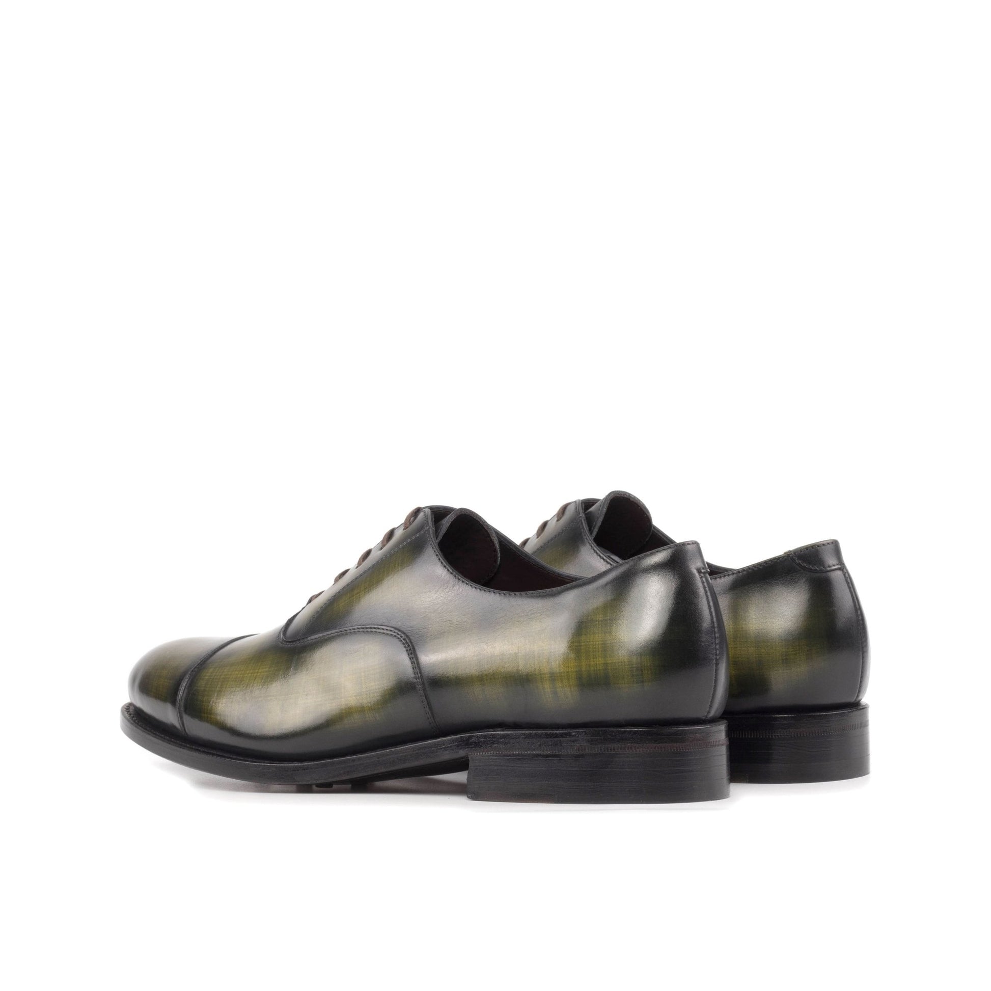 Cap Toe Oxford in Khaki Patina - Zatorres | Free Shipping on orders over $200