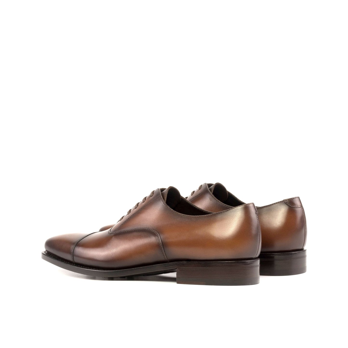 Cap Toe Oxford in Medium Brown Box Calf - Zatorres | Free Shipping on orders over $200