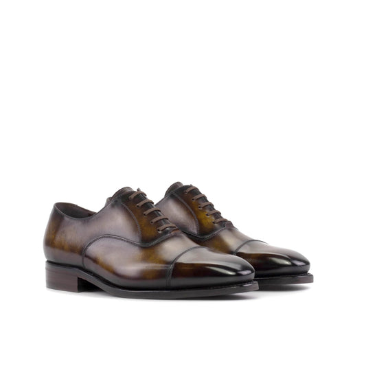 Cap Toe Oxford in Tobacco Patina - Zatorres | Free Shipping on orders over $200