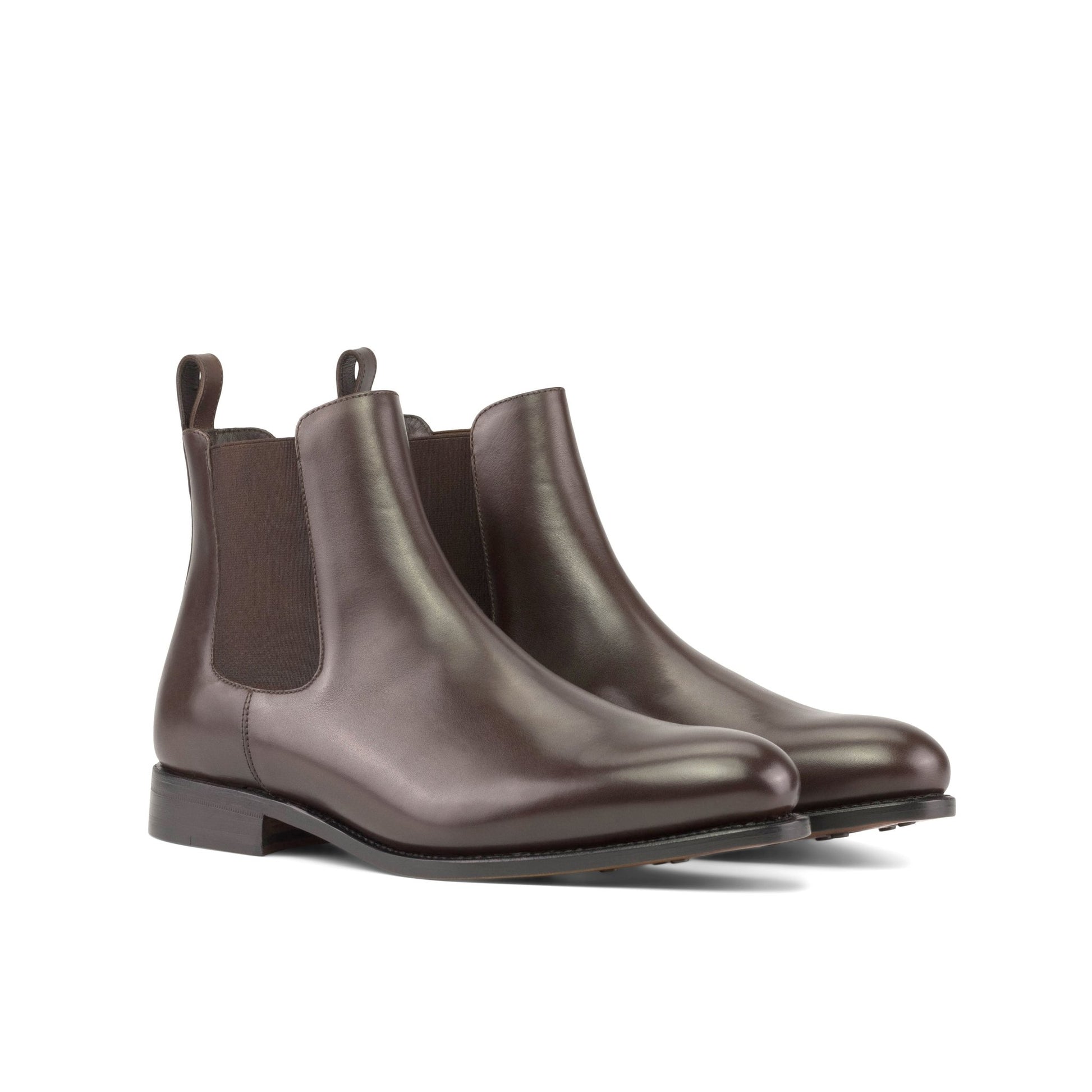 Chelsea Boot in Dark Brown Box Calf - Zatorres | Free Shipping on orders over $200