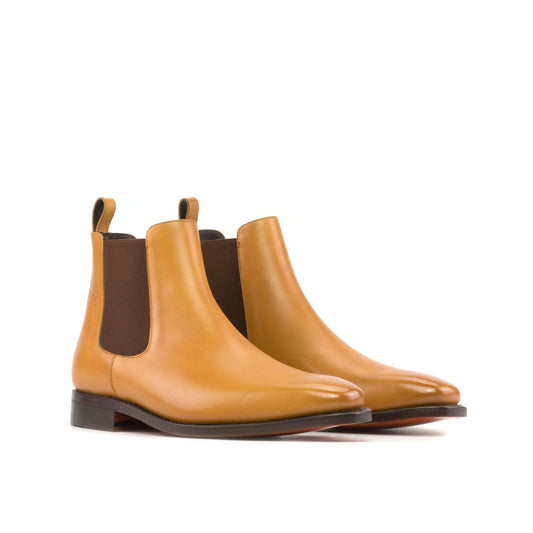 Chelsea Boot in Mustard Box Calf - Zatorres | Free Shipping on orders over $200