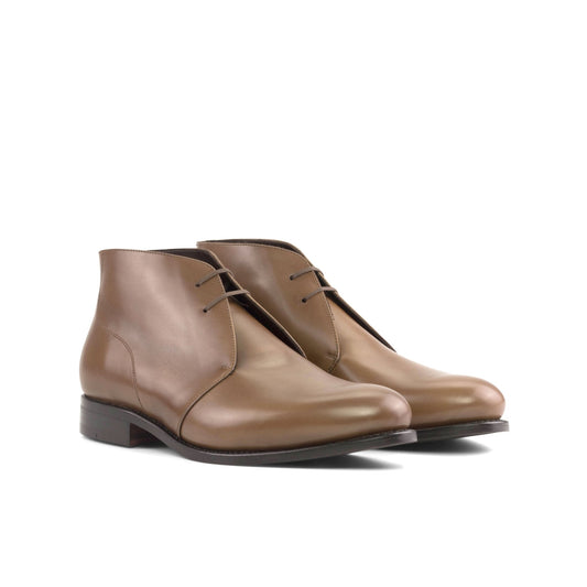 Chukka Boot in Medium Brown Box Calf - Zatorres | Free Shipping on orders over $200