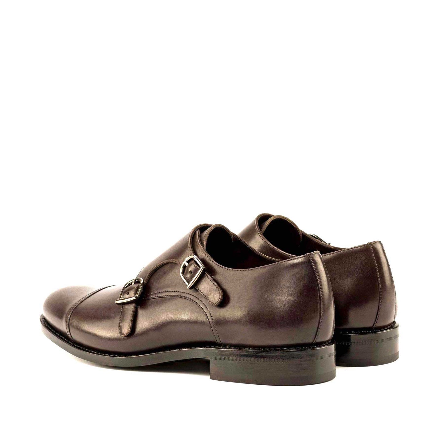 Double Monk in Dark Brown Box Calf - Zatorres | Free Shipping on orders over $200