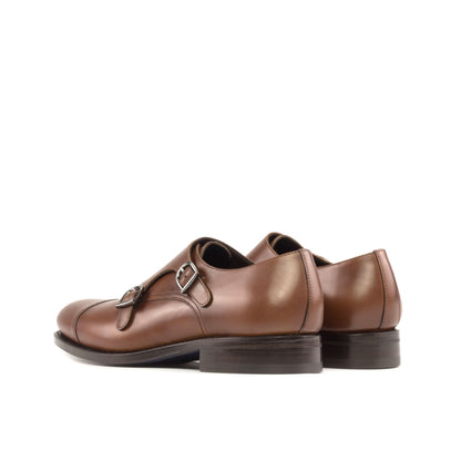 Double Monk in Medium Brown Box Calf - Zatorres | Free Shipping on orders over $200