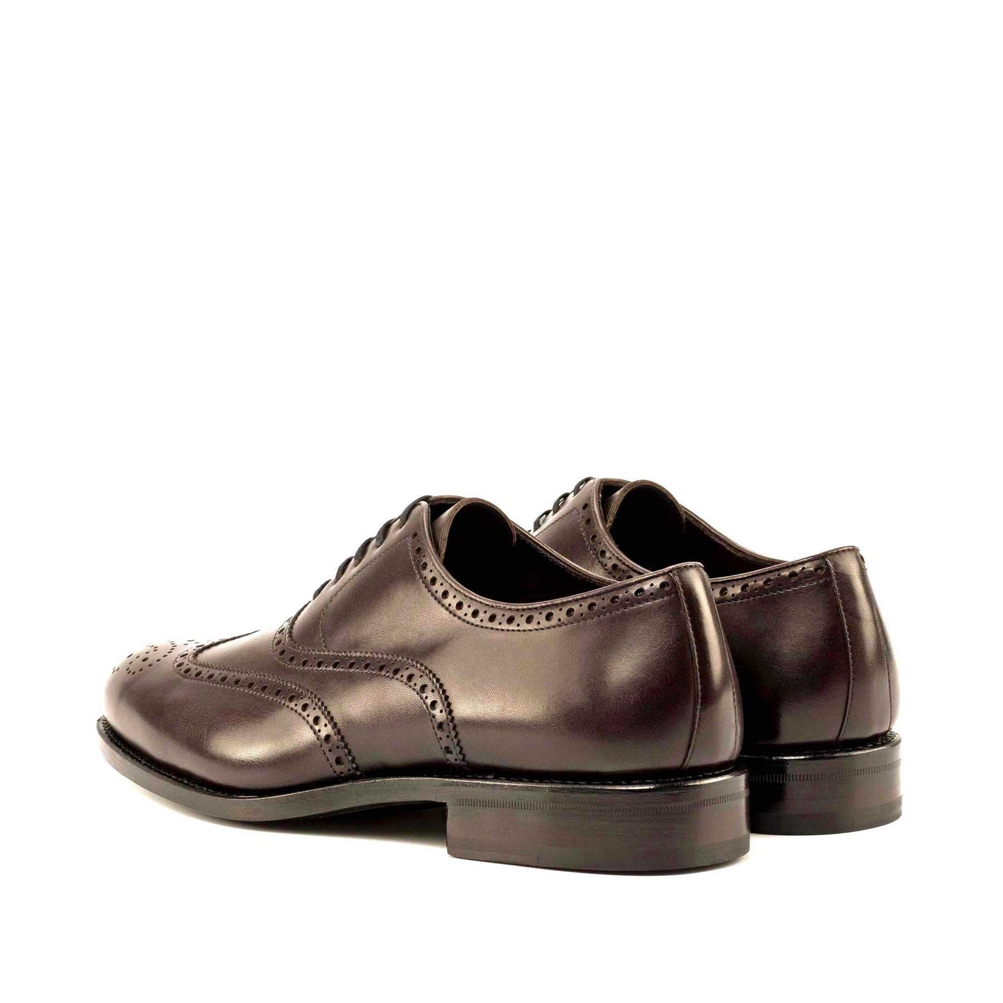 Full Brogue Oxford in Dark Brown Box Calf - Zatorres | Free Shipping on orders over $200