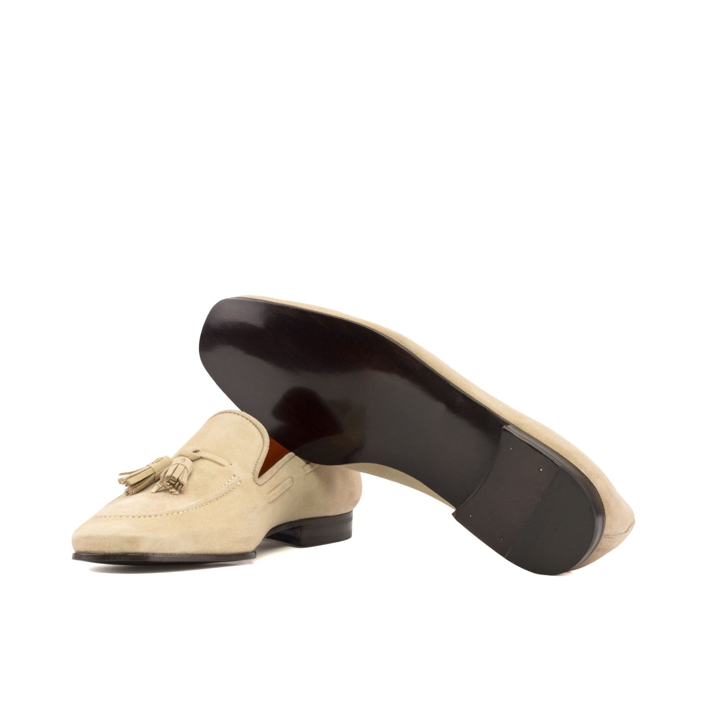 Palazzo Slipper in Taupe Suede - Zatorres | Free Shipping on orders over $200