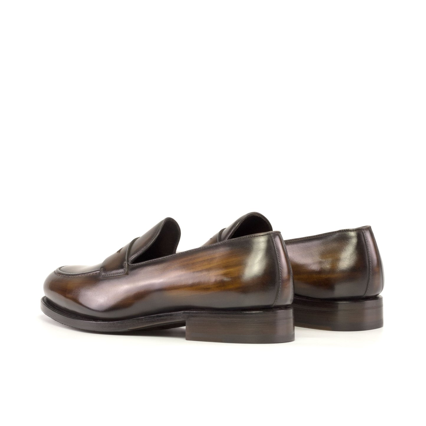 Penny Loafer in Brown Patina - Zatorres | Free Shipping on orders over $200