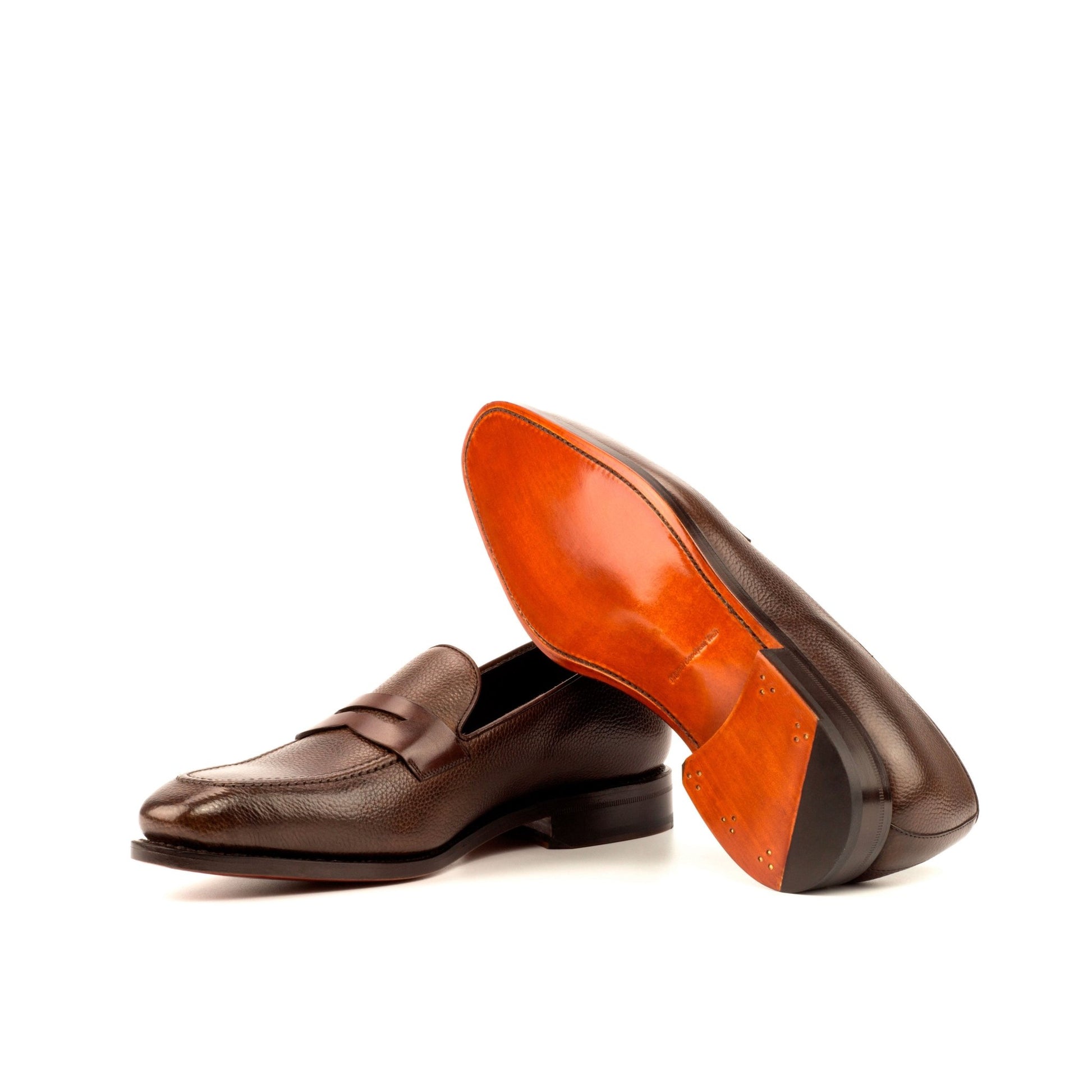 Penny Loafer in Dark Brown Box Calf - Zatorres | Free Shipping on orders over $200