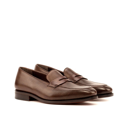 Penny Loafer in Dark Brown Box Calf - Zatorres | Free Shipping on orders over $200
