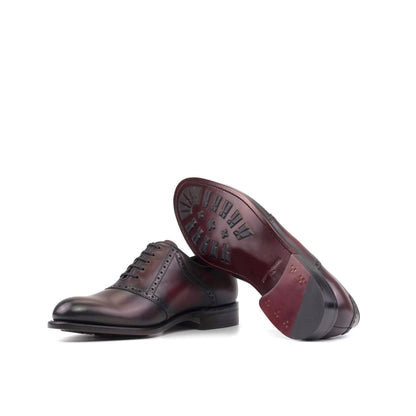 Saddle Shoes in Burgundy Box Calf - Zatorres | Free Shipping on orders over $200