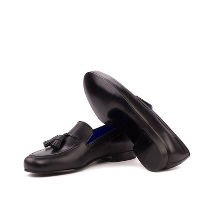 Santiago Slipper in Black Calf - Zatorres | Free Shipping on orders over $200