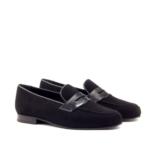 Santiago Slipper in Black Suede - Zatorres | Free Shipping on orders over $200