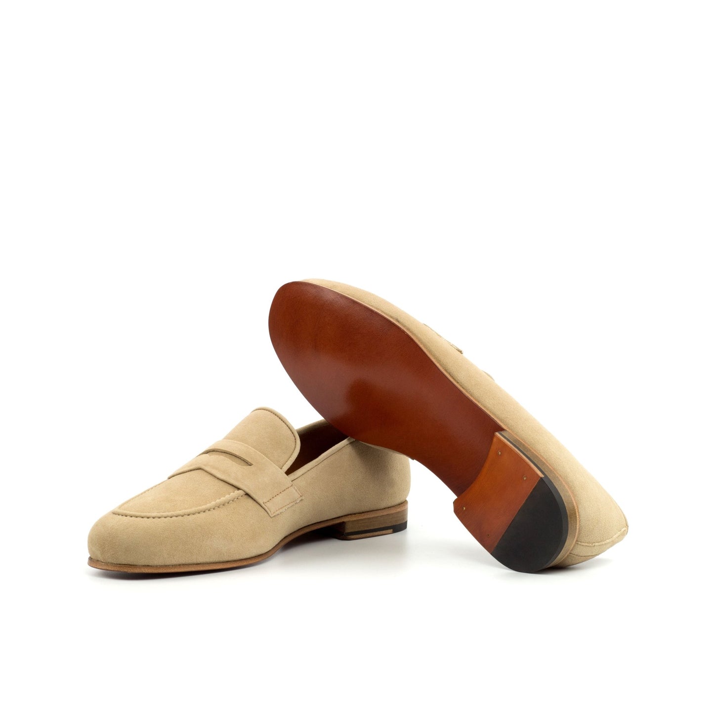 Santiago Slipper in Camel Suede - Zatorres | Free Shipping on orders over $200