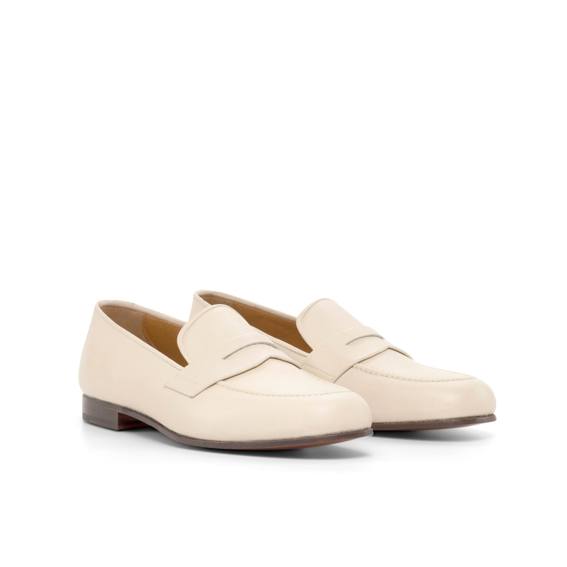 Santiago Slipper in Nude Full Grain Calf - Zatorres | Free Shipping on orders over $200