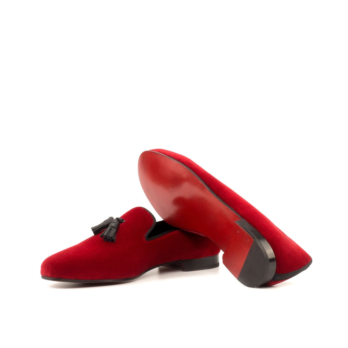 Santiago Slipper in Red Velvet - Zatorres | Free Shipping on orders over $200