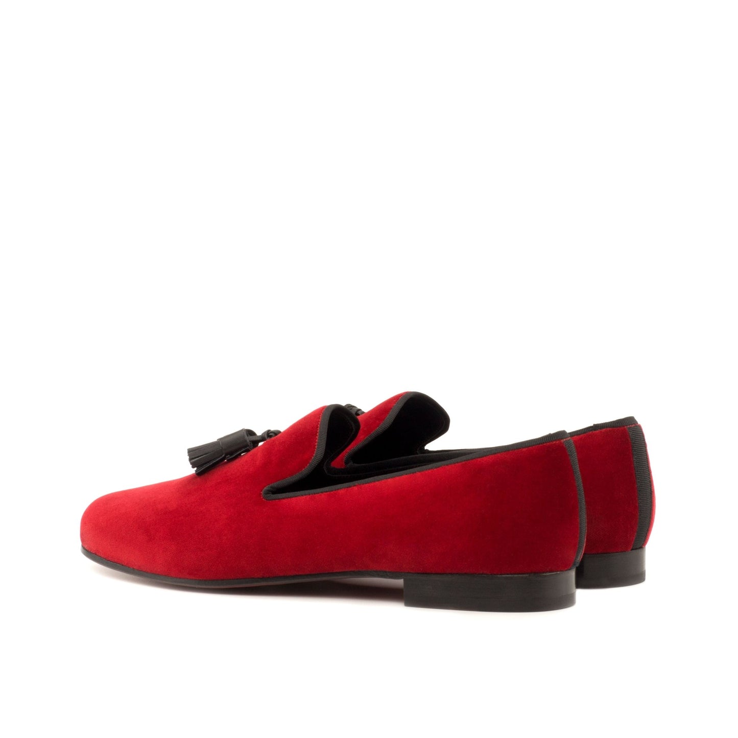 Santiago Slipper in Red Velvet - Zatorres | Free Shipping on orders over $200