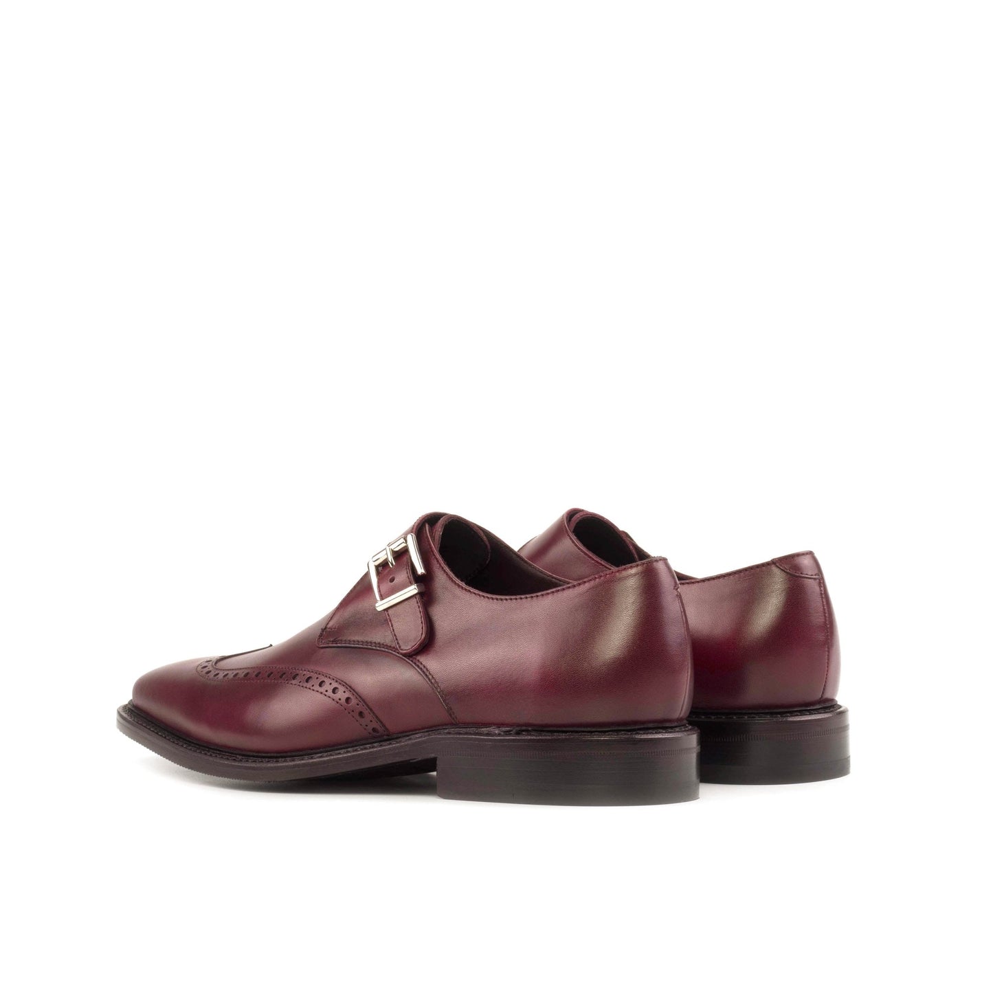 Single Monk in Burgundy Box Calf - Zatorres | Free Shipping on orders over $200