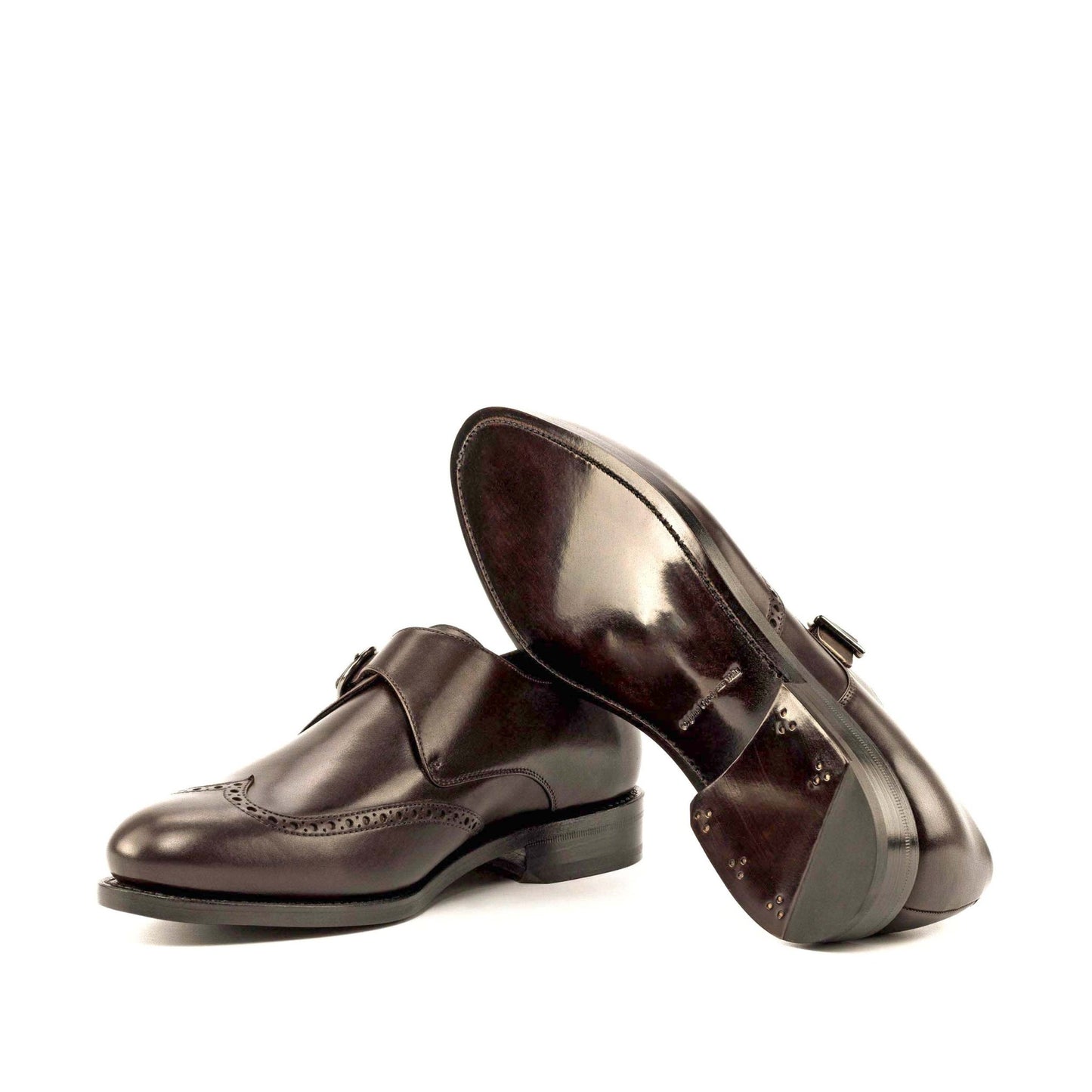 Single Monk in Dark Brown Box Calf - Zatorres | Free Shipping on orders over $200