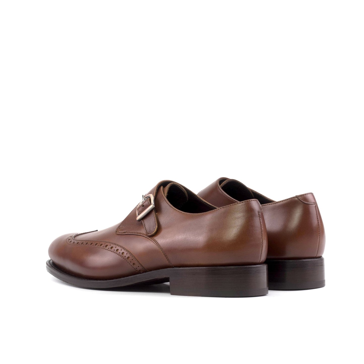 Single Monk in Medium Brown Box Calf - Zatorres | Free Shipping on orders over $200