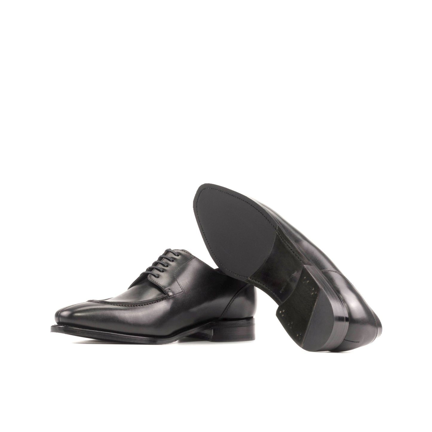 Split Toe Derby in Black Box Calf - Zatorres | Free Shipping on orders over $200