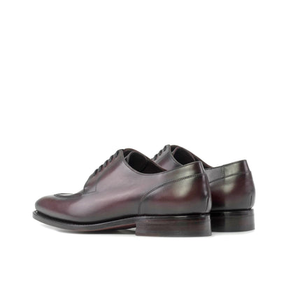 Split Toe Derby in Burgundy Box Calf - Zatorres | Free Shipping on orders over $200