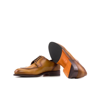 Split Toe Derby in Cognac Box Calf - Zatorres | Free Shipping on orders over $200
