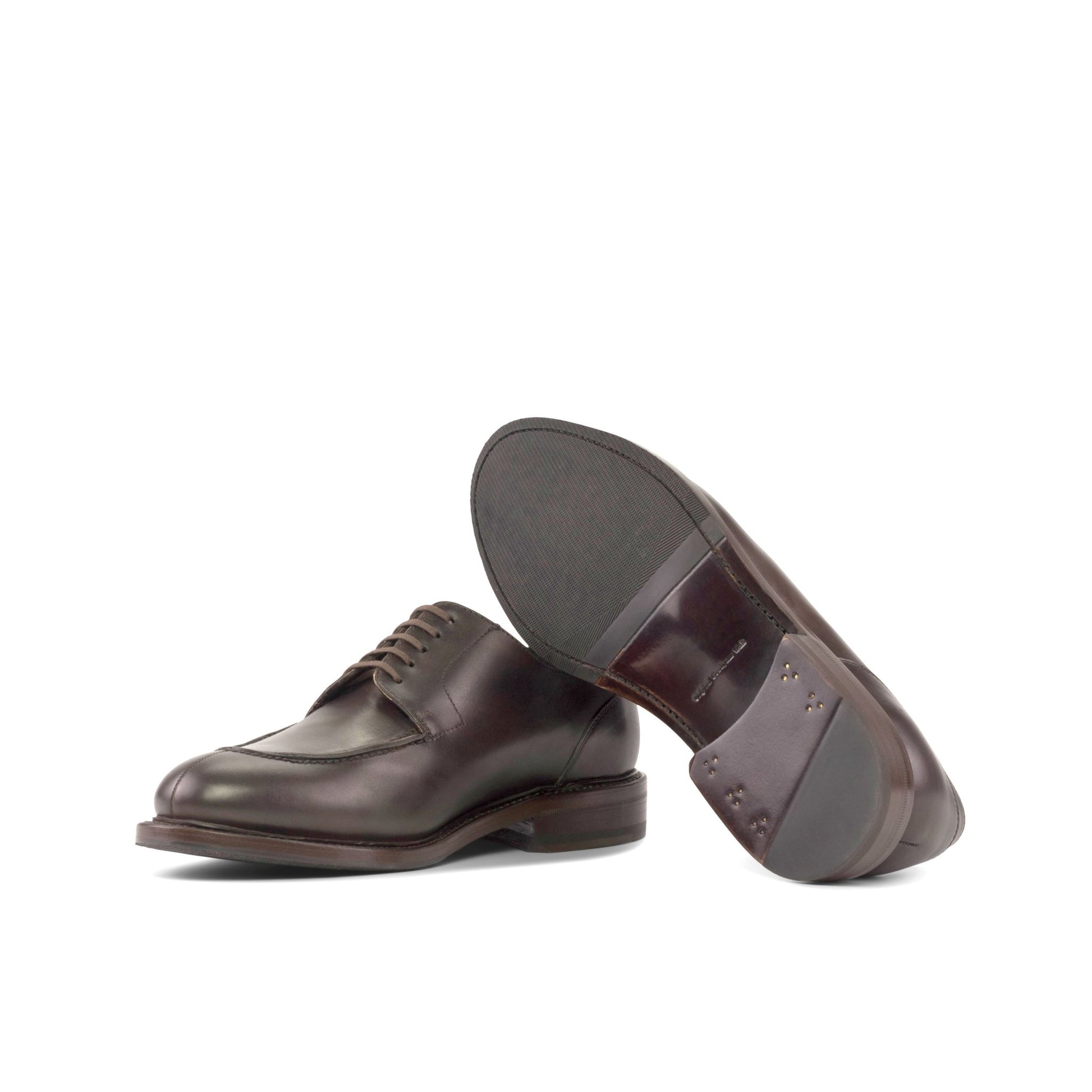 Split Toe Derby in Dark Brown Box Calf - Zatorres | Free Shipping on orders over $200