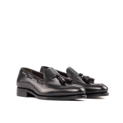 Tassel Loafer in Black Box Calf - Zatorres | Free Shipping on orders over $200