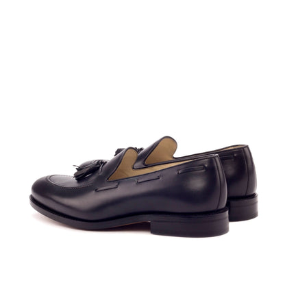 Tassel Loafer in Black Calf - Zatorres | Free Shipping on orders over $200