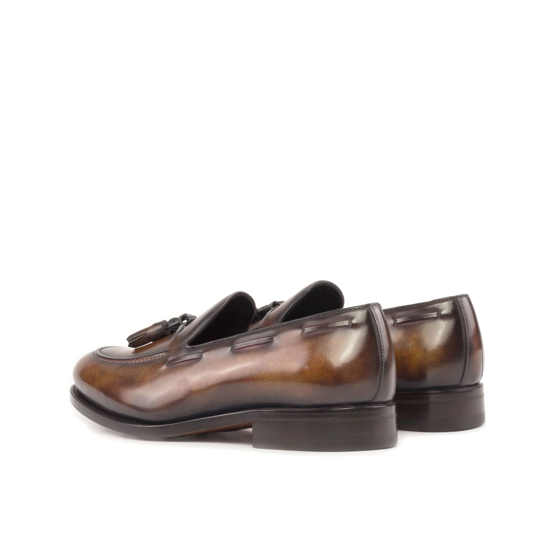 Tassel Loafer in Brown Fire Patina - Zatorres | Free Shipping on orders over $200