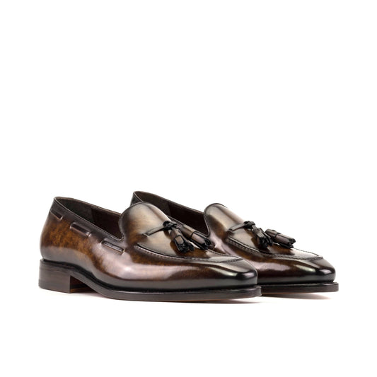 Tassel Loafer in Brown Patina - Zatorres | Free Shipping on orders over $200