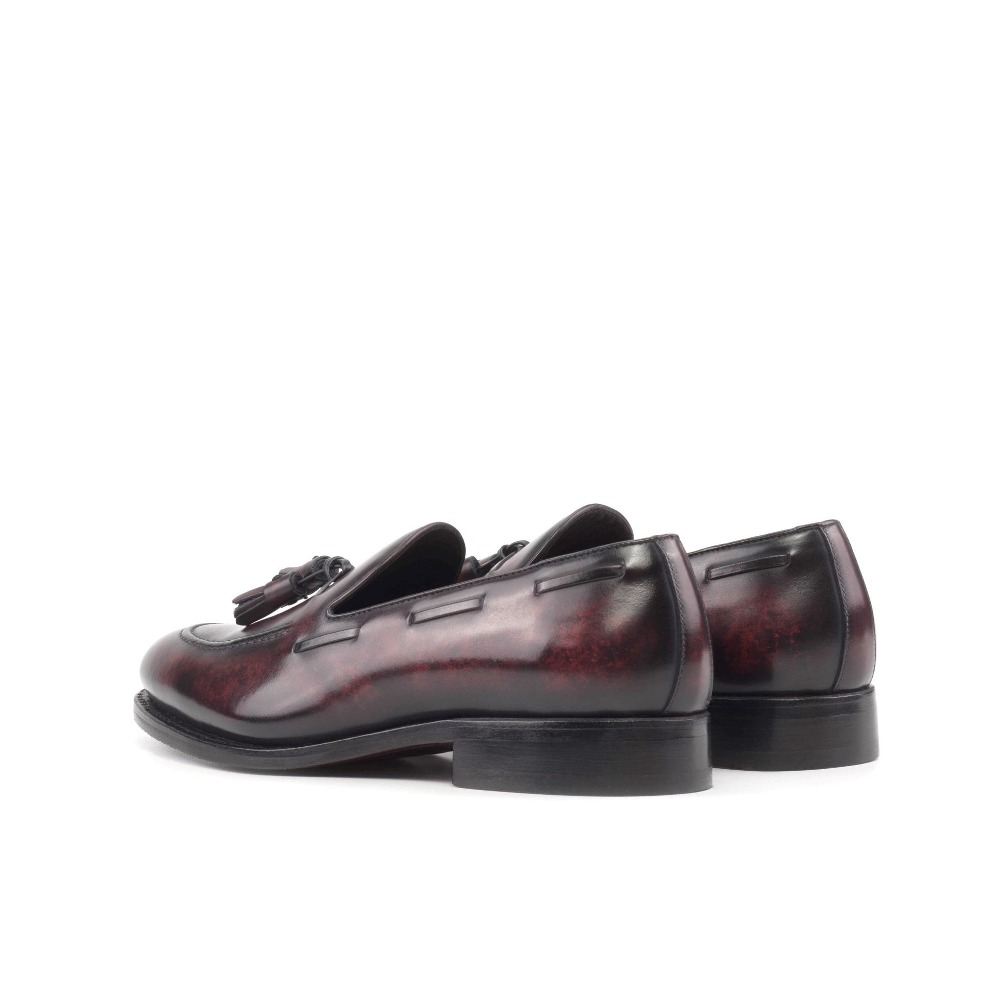 Tassel Loafer in Burgundy Patina - Zatorres | Free Shipping on orders over $200