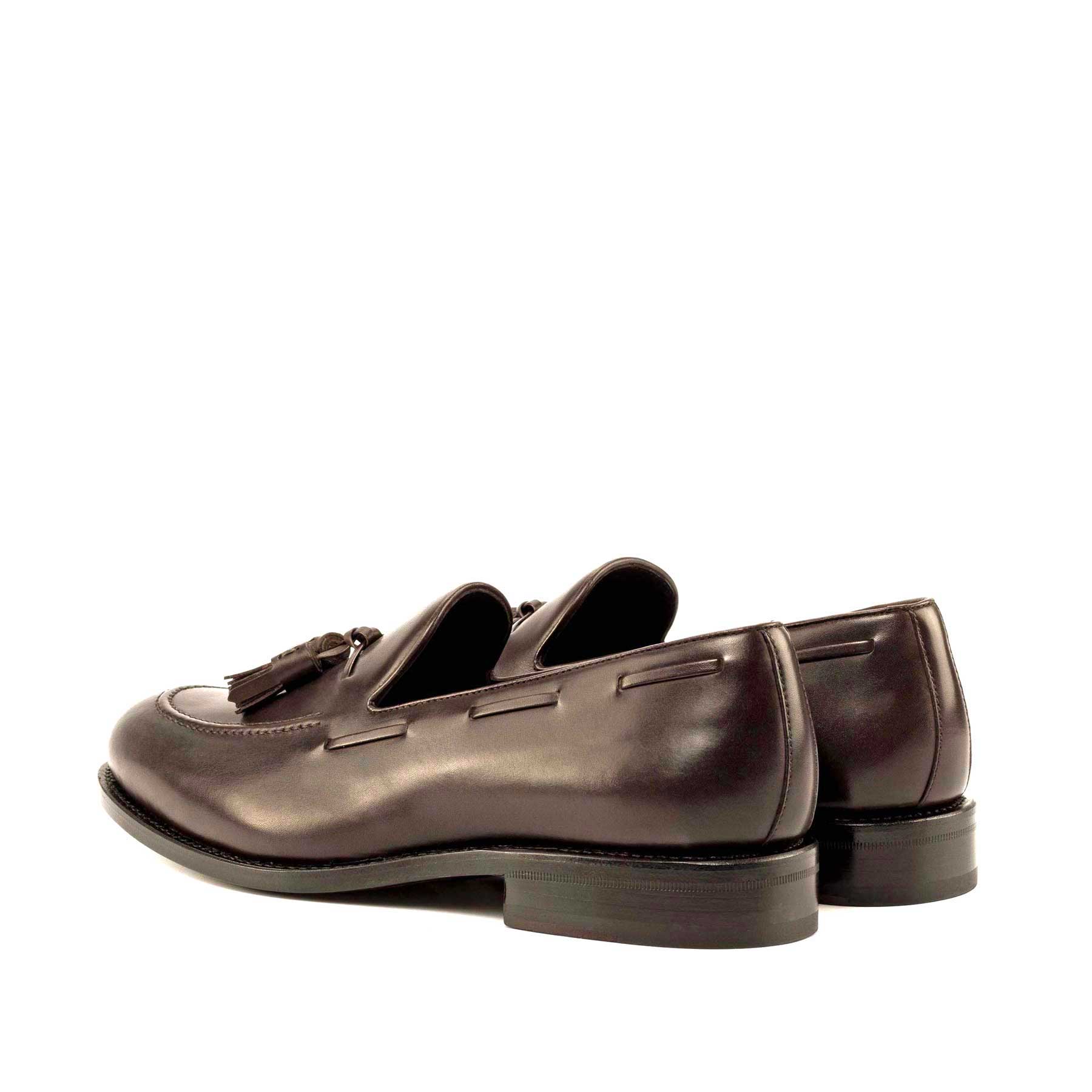 Tassel Loafer in Dark Brown Box Calf - Zatorres | Free Shipping on orders over $200