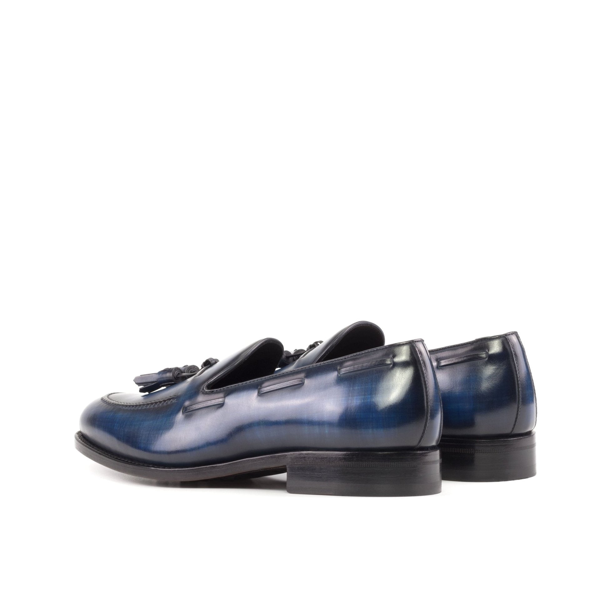 Tassel Loafer in Denim Patina - Zatorres | Free Shipping on orders over $200