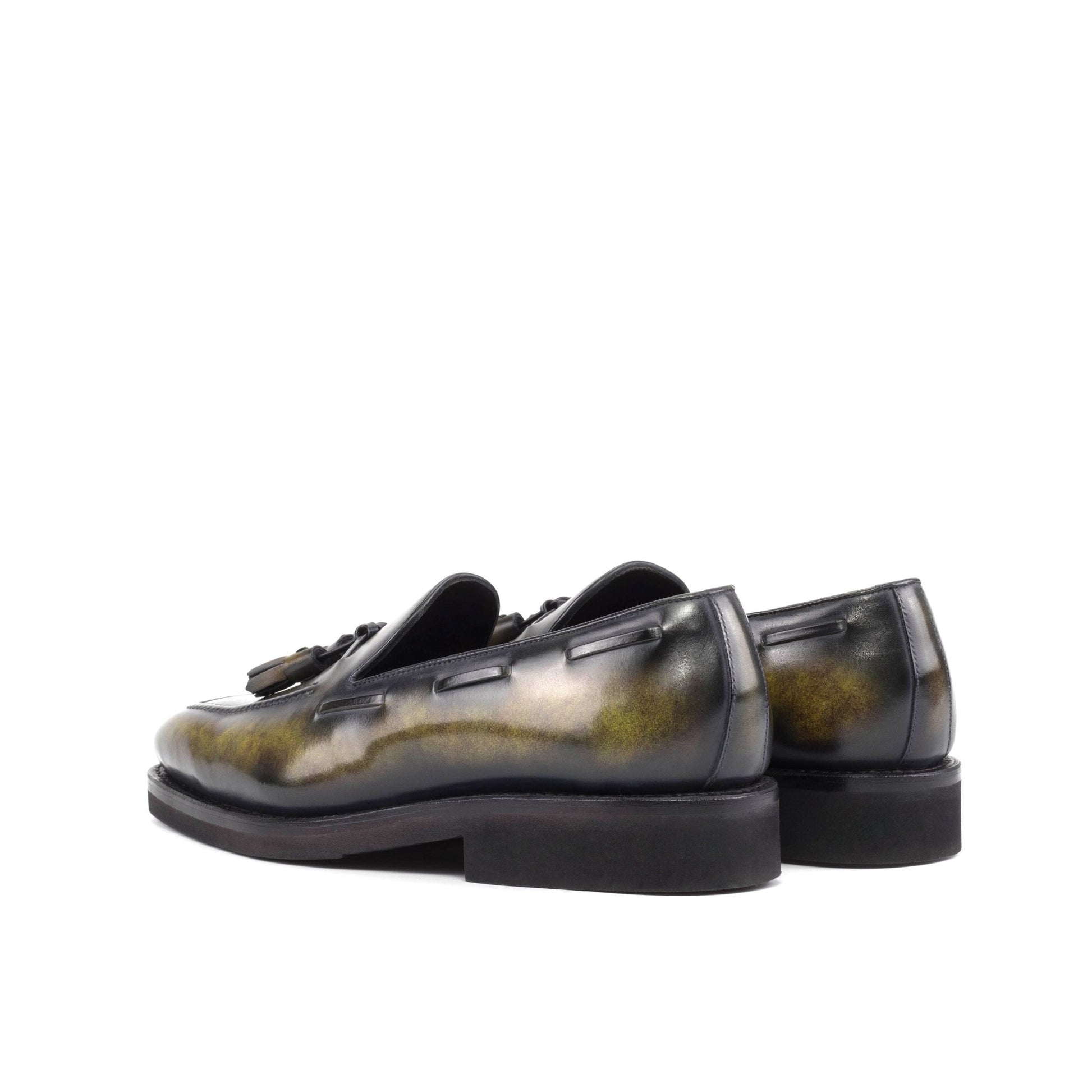 Tassel Loafer in Green Patina - Zatorres | Free Shipping on orders over $200