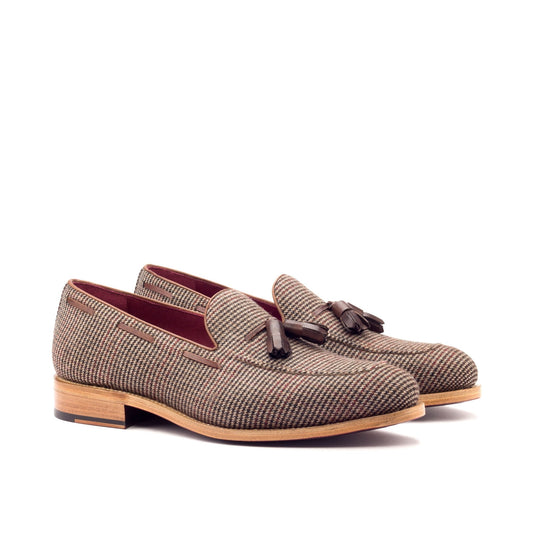 Tassel Loafer in Tweed - Zatorres | Free Shipping on orders over $200