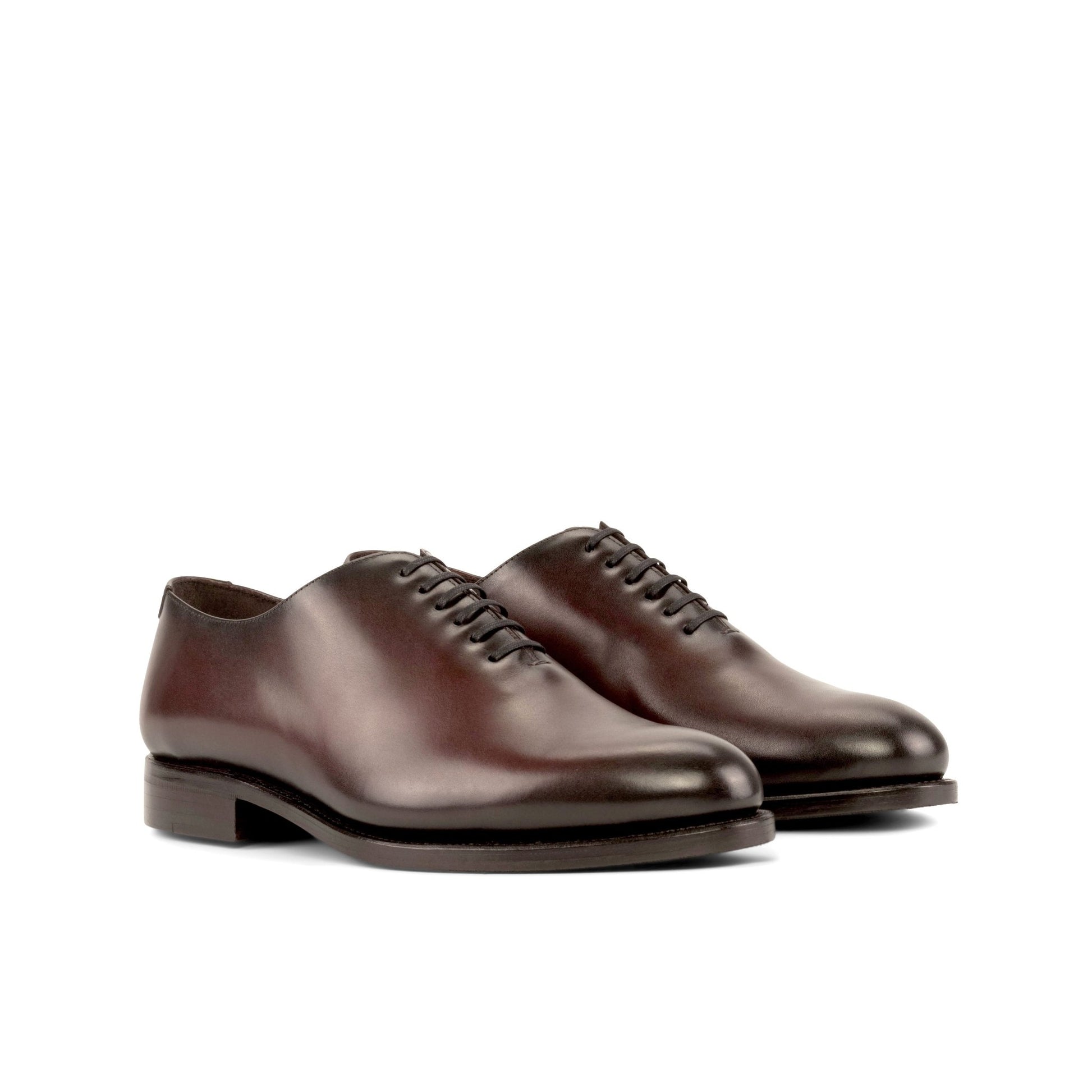 Wholecut Oxford in Burgundy Box Calf - Zatorres | Free Shipping on orders over $200